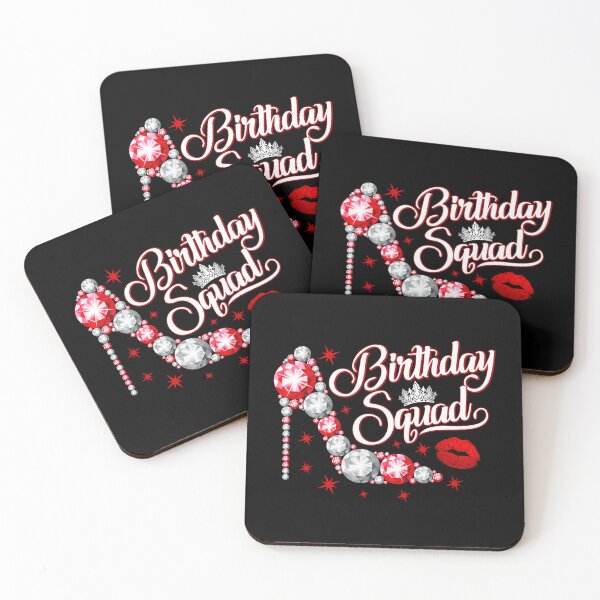 Item preview, Birthday Squad, group design. Birthday party woman’s  designed and sold by iclipart.