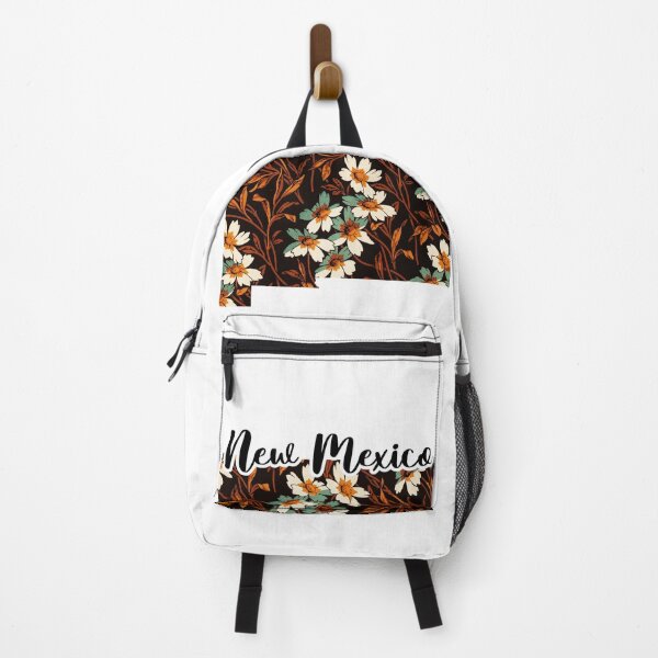 Item preview, Floral Map of USA States New Mexico - Map of New Mexico designed and sold by AmethystMurad.