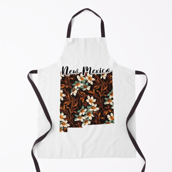 Item preview, Floral Map of USA States New Mexico - Map of New Mexico designed and sold by AmethystMurad.