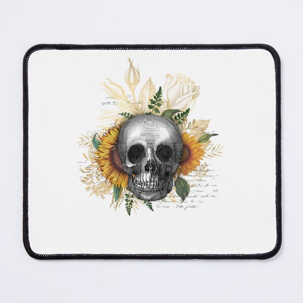 Item preview, Skull and florals designed and sold by Birdy2Happy.