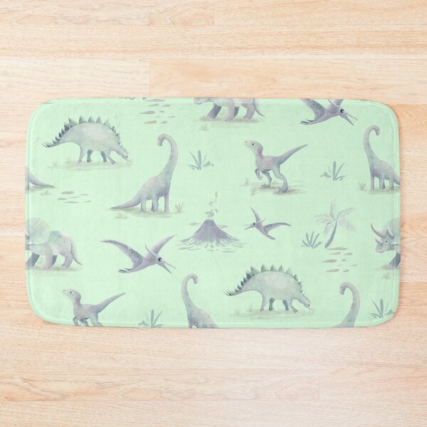 Item preview, Pattern dinosaurs prehistoric animals children's drawing designed and sold by Lady Bruniere.
