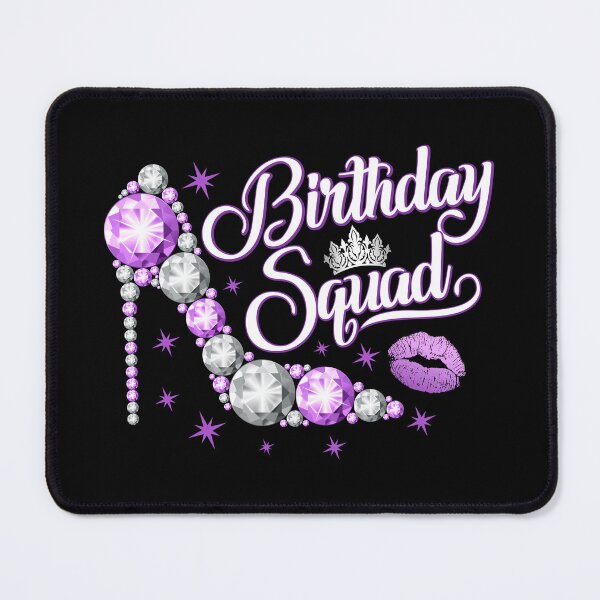 Item preview, Birthday Squad, group design. Birthday party woman’s  designed and sold by iclipart.