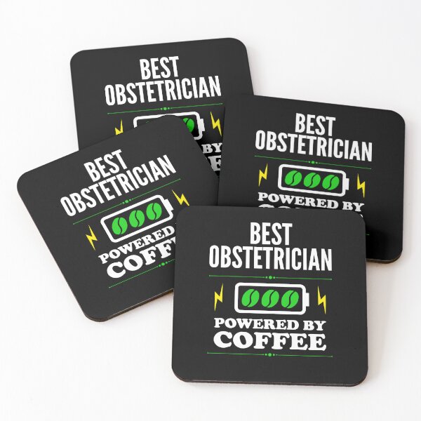 Item preview, Best Obstetrician Powered By Coffee for Obstetrician designed and sold by SVPOD.