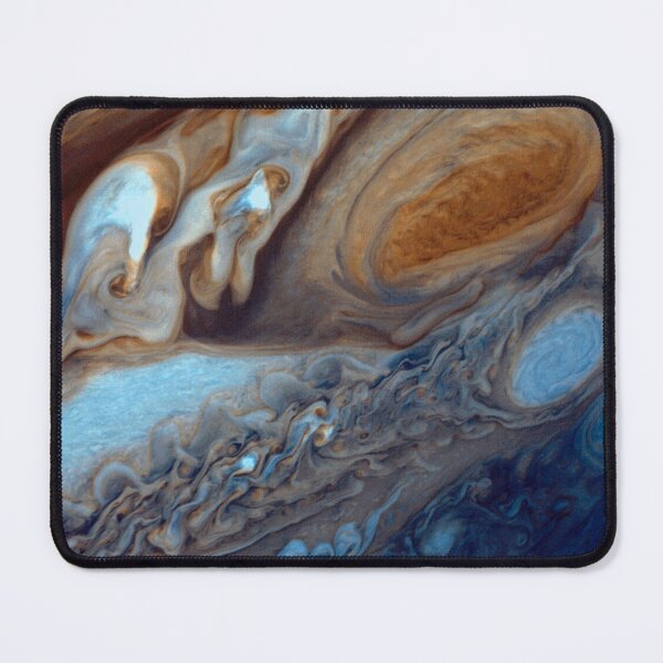 Item preview, Closeup of the great red spot on Jupiter, space exploration designed and sold by Glimmersmith.