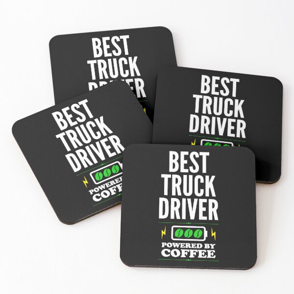 Item preview, Best Truck Driver Powered By Coffee for Truck Driver designed and sold by SVPOD.