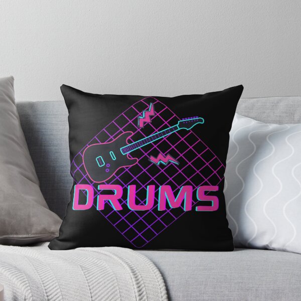 Item preview, Drums - The 80s Rocked designed and sold by RoughShirts.