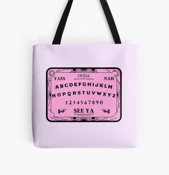 Pastel Goth Tote Bag Halloween Cute Cartoon Dark Spooky 