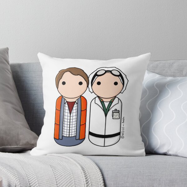 Item preview, Back to the Future - Marty McFly and Doc Brown  designed and sold by scrambledpegs.