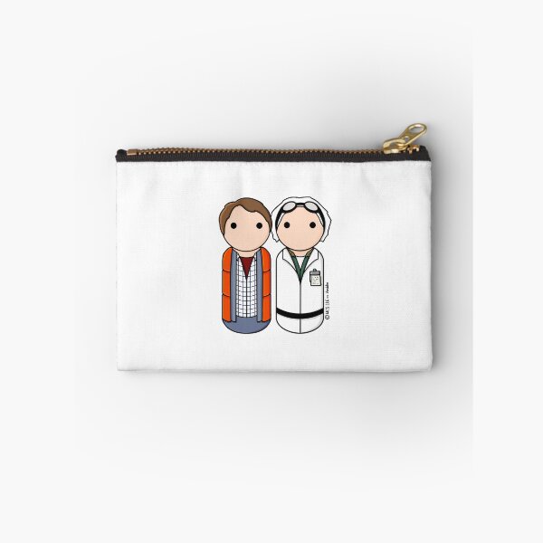 Item preview, Back to the Future - Marty McFly and Doc Brown  designed and sold by scrambledpegs.