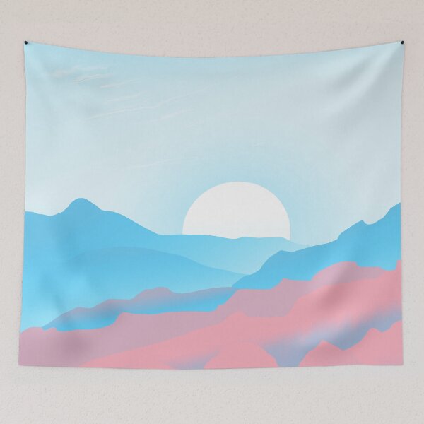 Item preview, Trans Pride Sunrise Landscape designed and sold by Vernen Ink.