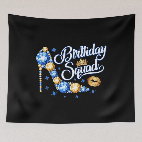 Item preview, Birthday Squad, group design. Birthday party woman’s  designed and sold by iclipart.