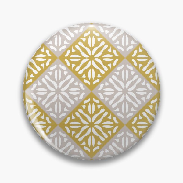 Item preview, Porto Tiles Inspired Pattern Rose and Mustard designed and sold by AnaZugelj.