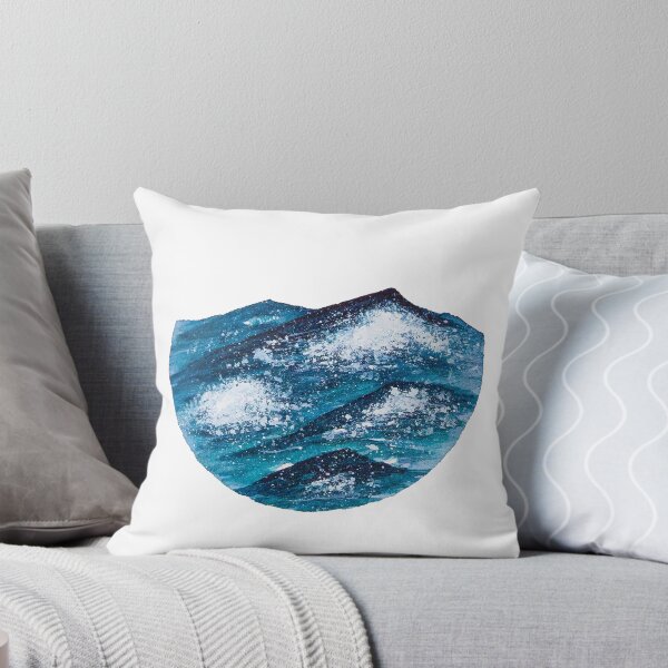 Artikelvorschau, Blaue Ozeanwellen im Aquarell entworfen und verkauft von Chantellearts.