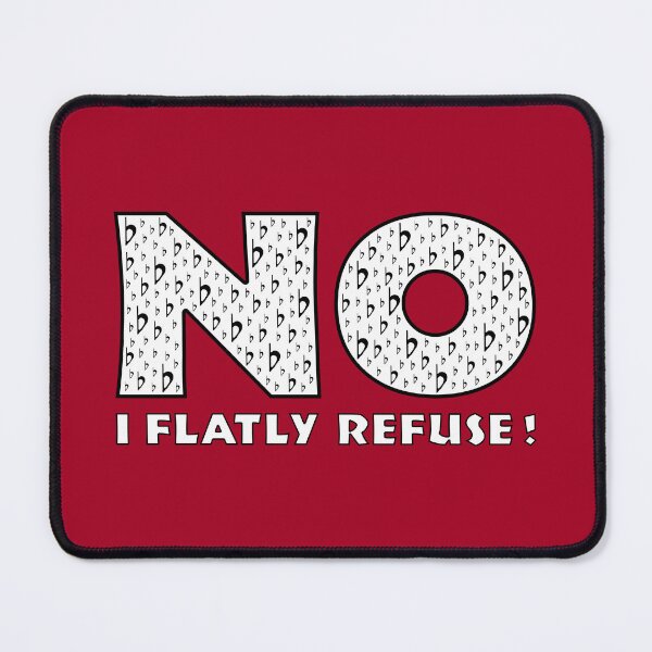 Item preview, No (I Flatly Refuse) designed and sold by TimespunThreads.
