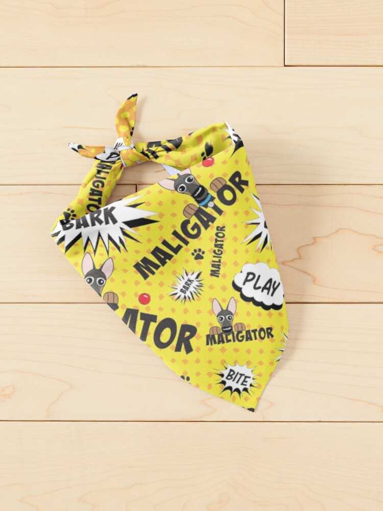 Alternate view of The Maligator: Bark, Bite, Play Pet Bandana