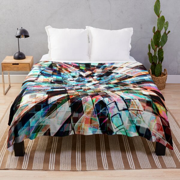 Item preview, Psychedelic colored on twisted tiles and sandy effect designed and sold by ShapesColors.