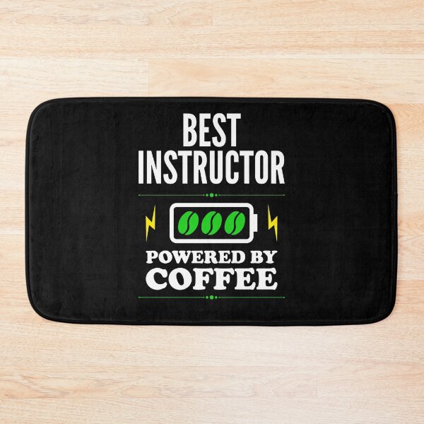 Item preview, Best Instructor Powered By Coffee for Instructor designed and sold by SVPOD.