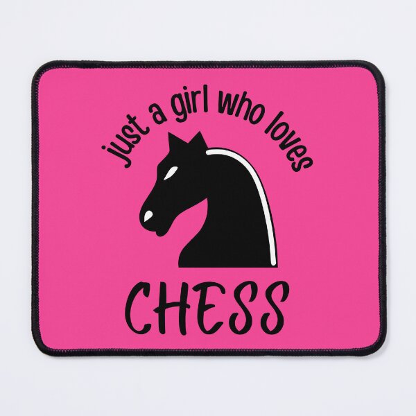 Item preview, just a girl who loves chess designed and sold by Pink Lemon.