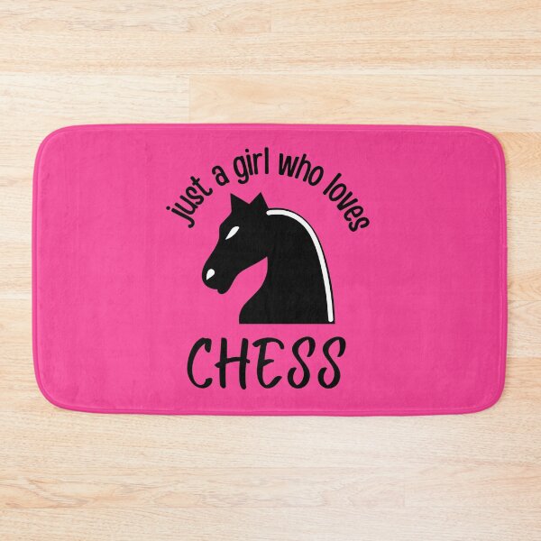 Item preview, just a girl who loves chess designed and sold by Pink Lemon.