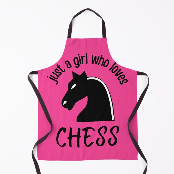 Item preview, just a girl who loves chess designed and sold by Pink Lemon.