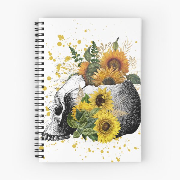 Item preview, Skull and flowers  designed and sold by Birdy2Happy.