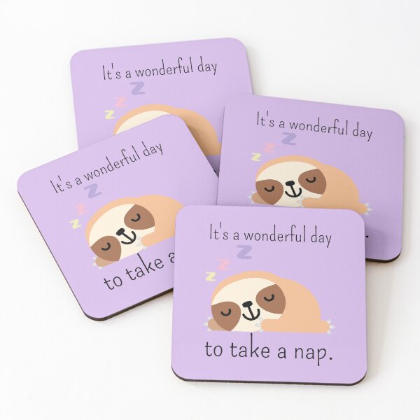 Item preview, It's a wonderful day to take a nap designed and sold by Pink Lemon.