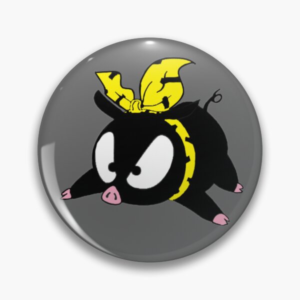 Item preview, ORIGINAL HQ Pig from Ranma 1/2 P-Chan, Peechan, Grey BR ORIGINAL BY CRUSHART1 ON REDBUBBLE designed and sold by CrushArt1.