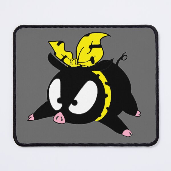 Item preview, ORIGINAL HQ Pig from Ranma 1/2 P-Chan, Peechan, Grey BR ORIGINAL BY CRUSHART1 ON REDBUBBLE designed and sold by CrushArt1.