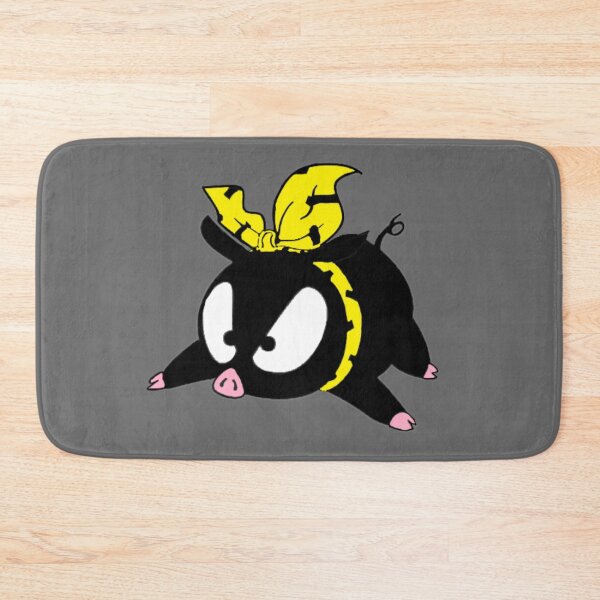 Item preview, ORIGINAL HQ Pig from Ranma 1/2 P-Chan, Peechan, Grey BR ORIGINAL BY CRUSHART1 ON REDBUBBLE designed and sold by CrushArt1.