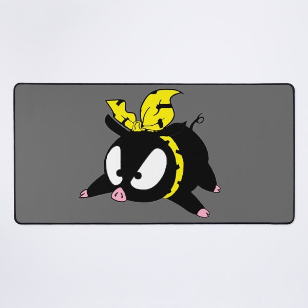 Item preview, ORIGINAL HQ Pig from Ranma 1/2 P-Chan, Peechan, Grey BR ORIGINAL BY CRUSHART1 ON REDBUBBLE designed and sold by CrushArt1.