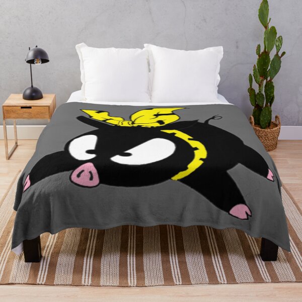 Item preview, ORIGINAL HQ Pig from Ranma 1/2 P-Chan, Peechan, Grey BR ORIGINAL BY CRUSHART1 ON REDBUBBLE designed and sold by CrushArt1.