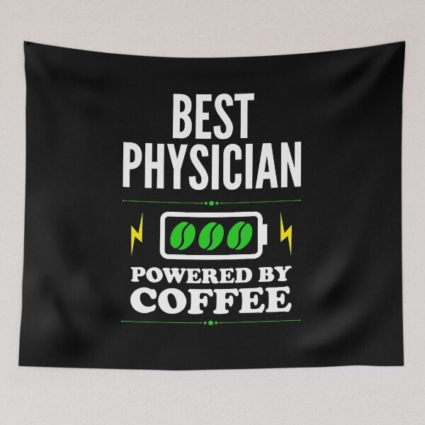 Artikelvorschau, Bester Arzt Powered By Coffee for Physician entworfen und verkauft von SVPOD.