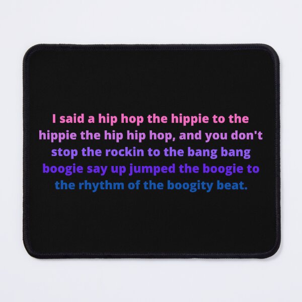 Item preview, DJ, Rappers Delight lyric, fun music design designed and sold by Artomobiles.