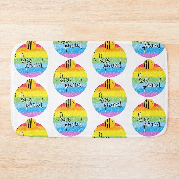 Item preview, Bee Proud Rainbow Flowes designed and sold by AlessiaUrsoArts.