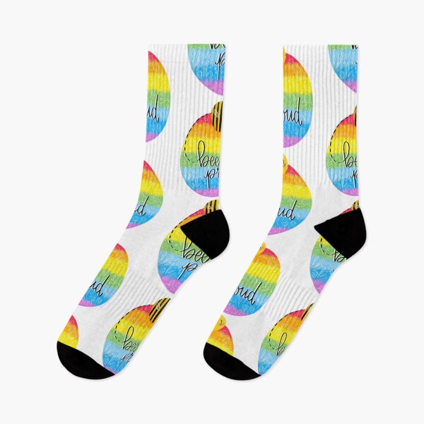 Item preview, Bee Proud Rainbow Flowes designed and sold by AlessiaUrsoArts.