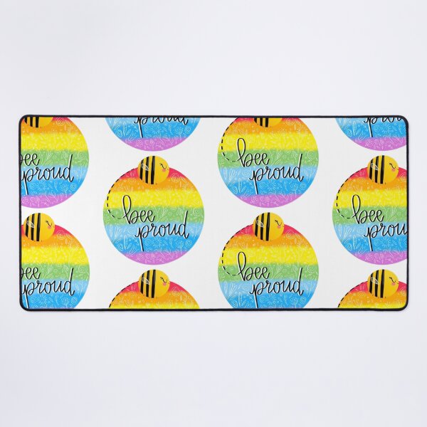 Item preview, Bee Proud Rainbow Flowes designed and sold by AlessiaUrsoArts.