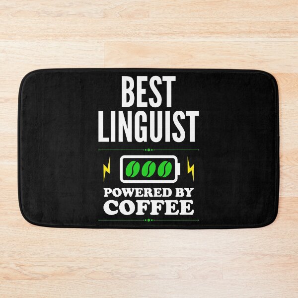 Item preview, Best Linguist Powered By Coffee for Linguist designed and sold by SVPOD.