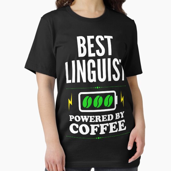 Item preview, Best Linguist Powered By Coffee for Linguist designed and sold by SVPOD.
