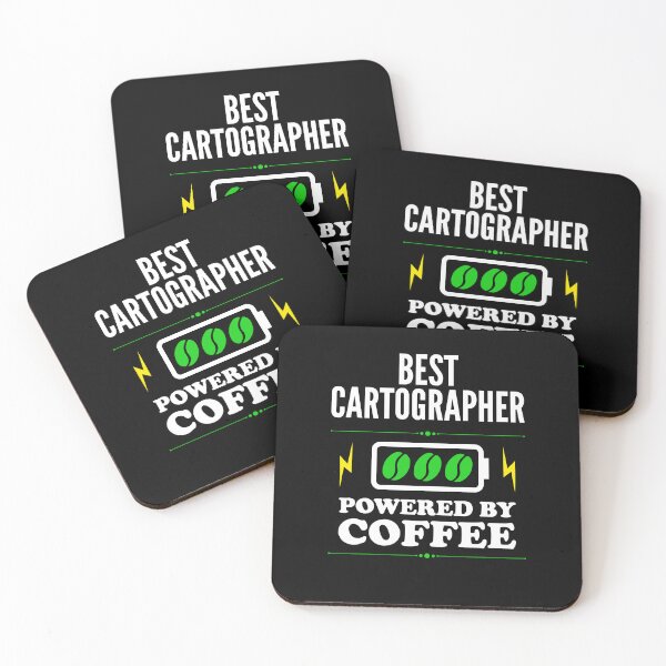 Item preview, Best Cartographer Powered By Coffee for Cartographer designed and sold by SVPOD.