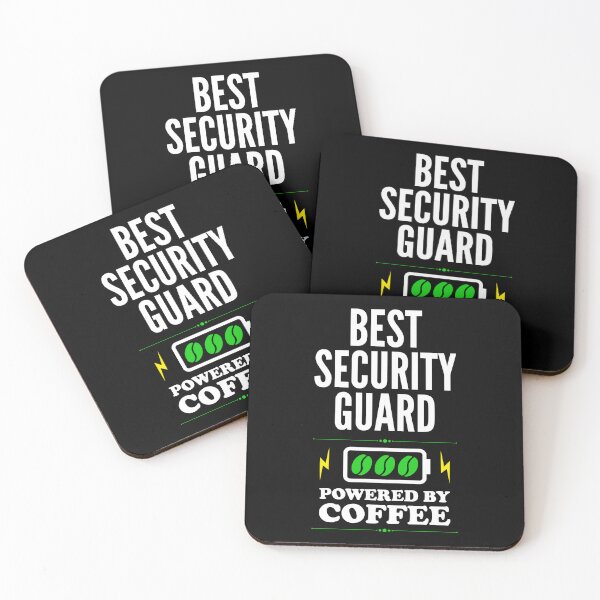 Item preview, Best Security guard Powered By Coffee for Security guard designed and sold by SVPOD.