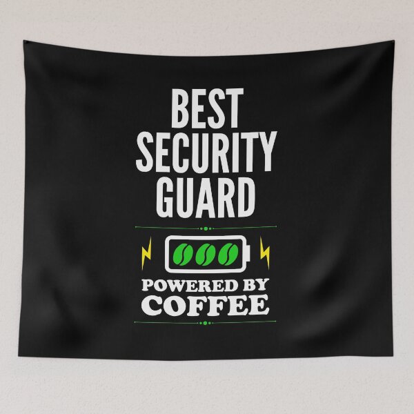 Item preview, Best Security guard Powered By Coffee for Security guard designed and sold by SVPOD.