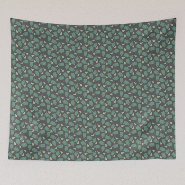 Item preview, Camping Tents and Trees on Dark Grey designed and sold by MakerOfPaper.