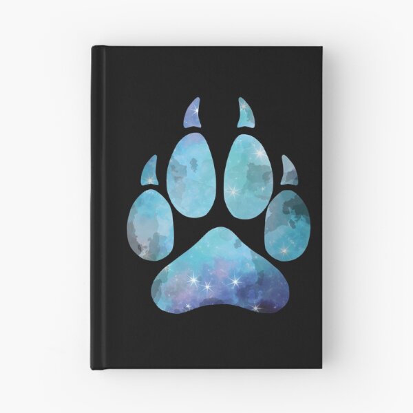 Item preview, Blue Space Wolf Paw Print designed and sold by geraldineMS.