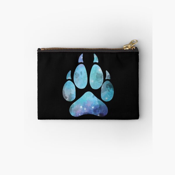 Item preview, Blue Space Wolf Paw Print designed and sold by geraldineMS.