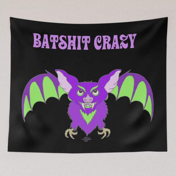 Item preview, BATSHIT CRAZY - Art By Kev G designed and sold by ArtByKevG.