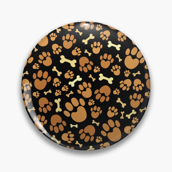 Item preview, Dog Bone and Paw Print Pattern designed and sold by Caregiverology.