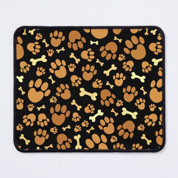 Item preview, Dog Bone and Paw Print Pattern designed and sold by Caregiverology.