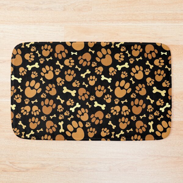 Item preview, Dog Bone and Paw Print Pattern designed and sold by Caregiverology.