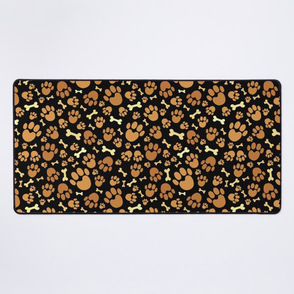 Item preview, Dog Bone and Paw Print Pattern designed and sold by Caregiverology.