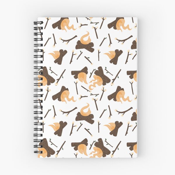 Item preview, Bonfire and Marshmallows (large pattern) designed and sold by MakerOfPaper.